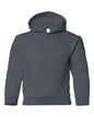 Gildan 18500B - Youth Heavy BlendTM Hooded Sweatshirt - Charcoal