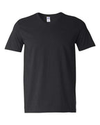 Gildan 64V00 - Unisex Softstyle V-Neck T-Shirt - Black