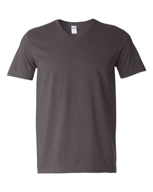 Gildan 64V00 - Unisex Softstyle V-Neck T-Shirt - Charcoal