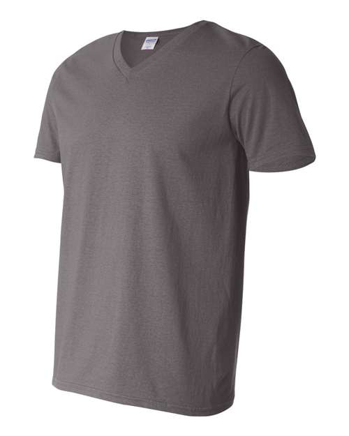 Gildan 64V00 - Unisex Softstyle V-Neck T-Shirt - Charcoal