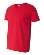 Gildan 64V00 - Unisex Softstyle V-Neck T-Shirt - Cherry Red