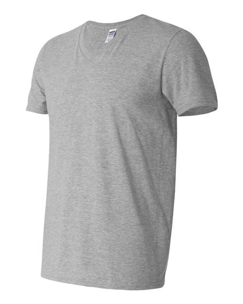 Gildan 64V00 - Unisex Softstyle V-Neck T-Shirt - Sport Grey