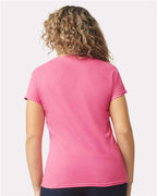 Gildan 64V00L - Women's Softstyle V-Neck T-Shirt - Azalea