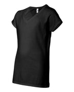 Gildan 64V00L - Women's Softstyle V-Neck T-Shirt - Black