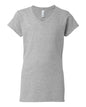 Gildan 64V00L - Women's Softstyle V-Neck T-Shirt - Sport Grey
