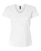 Gildan 64V00L - Women's Softstyle V-Neck T-Shirt - White