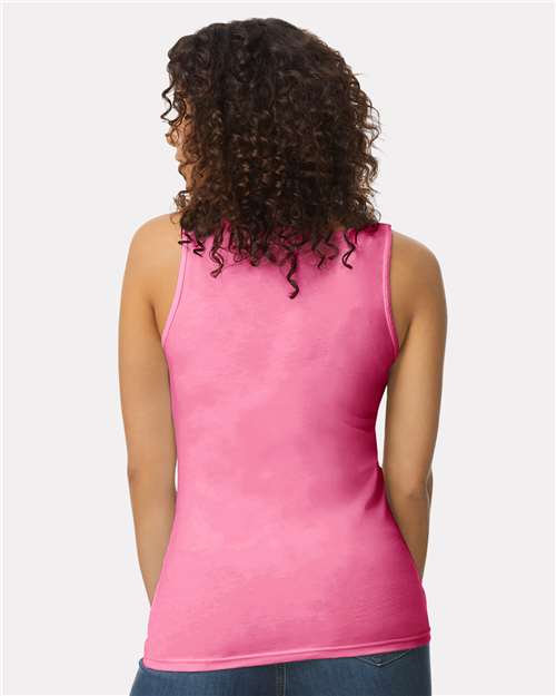 Gildan 64200L - Women's Softstyle Tank Top - Azalea