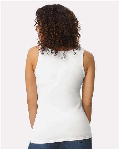 Gildan 64200L - Women's Softstyle Tank Top - White