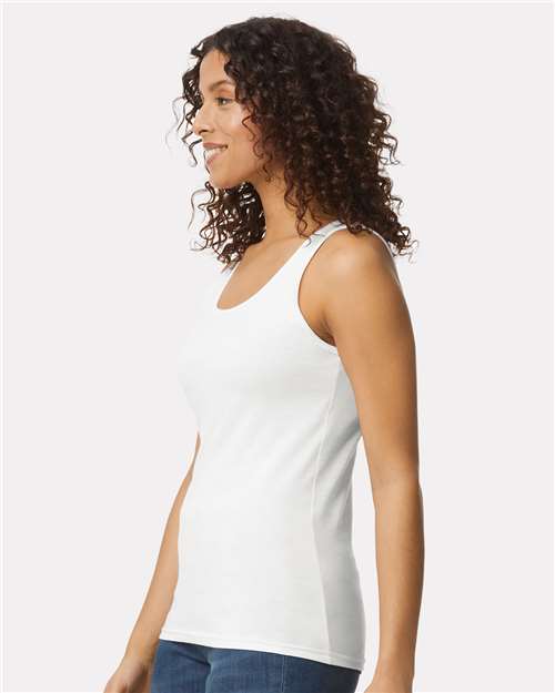 Gildan 64200L - Women's Softstyle Tank Top - White