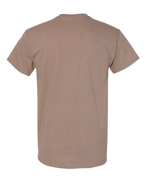 Gildan 5000 - Unisex Heavy CottonTM T-Shirt - Brown Savana