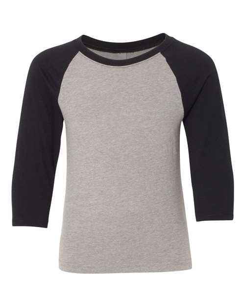 Next Level 3352 - Youth CVC Three-Quarter Sleeve Raglan T-Shirt