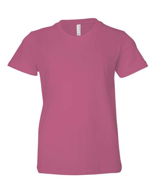 BELLA + CANVAS 3001Y - Youth Jersey Tee - Berry