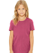 BELLA + CANVAS 3001Y - Youth Jersey Tee - Berry