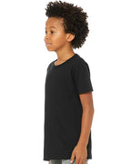 BELLA + CANVAS 3001Y - Youth Jersey Tee - Black