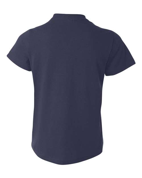 BELLA + CANVAS 3001Y - Youth Jersey Tee - Navy