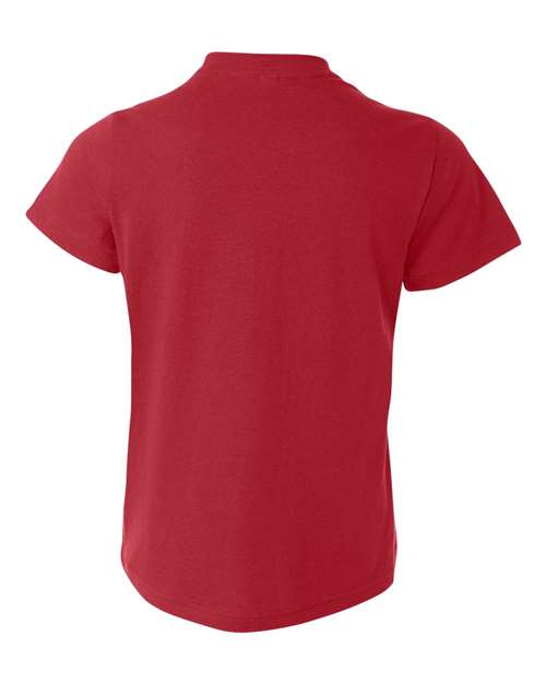 BELLA + CANVAS 3001Y - Youth Jersey Tee - Red