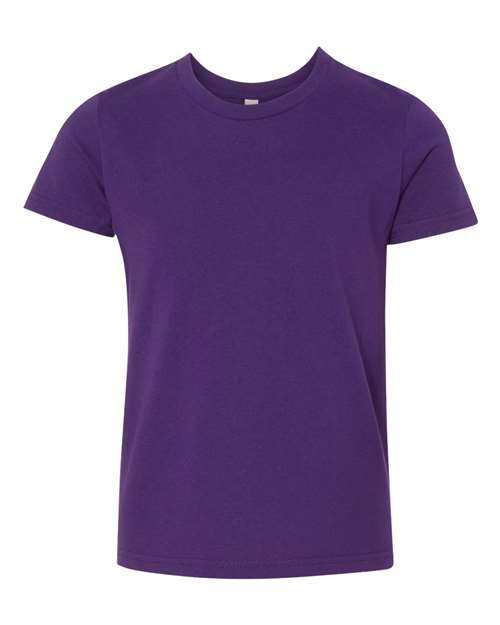 BELLA + CANVAS 3001Y - Youth Jersey Tee - Team Purple