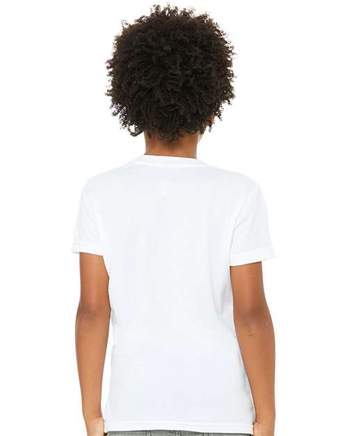 BELLA + CANVAS 3001Y - Youth Jersey Tee - White