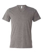 BELLA + CANVAS 3415 - Unisex Triblend V-Neck Tee - Grey Triblend