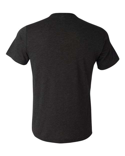 BELLA + CANVAS 3415 - Unisex Triblend V-Neck Tee - Charcoal Black Triblend