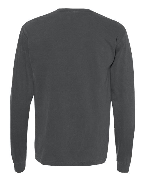 Comfort Colors 6014 - Unisex Garment-Dyed Heavyweight Long Sleeve T-Shirt - Pepper