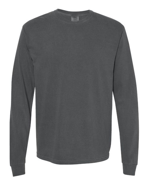 Comfort Colors 6014 - Unisex Garment-Dyed Heavyweight Long Sleeve T-Shirt - Pepper