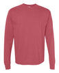Comfort Colors 6014 - Unisex Garment-Dyed Heavyweight Long Sleeve T-Shirt - Crimson