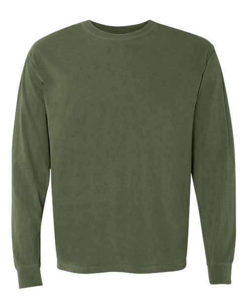 Comfort Colors 6014 - Unisex Garment-Dyed Heavyweight Long Sleeve T-Shirt - Hemp