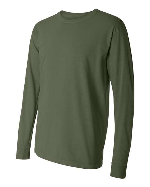 Comfort Colors 6014 - Unisex Garment-Dyed Heavyweight Long Sleeve T-Shirt - Hemp