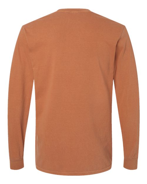 Comfort Colors 6014 - Unisex Garment-Dyed Heavyweight Long Sleeve T-Shirt - Yam