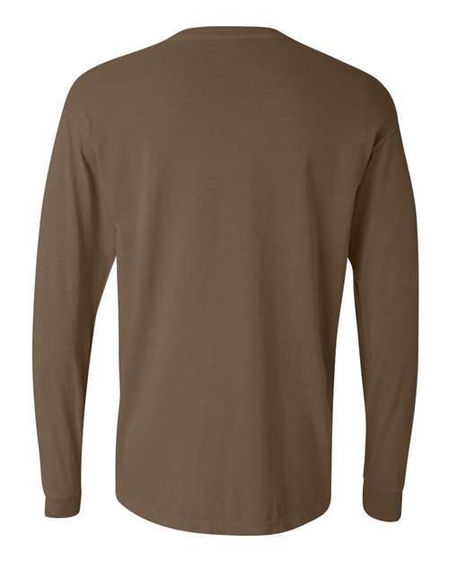 Comfort Colors 6014 - Unisex Garment-Dyed Heavyweight Long Sleeve T-Shirt - Brown