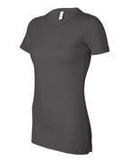 BELLA + CANVAS 6004 - Women's Slim Fit Tee - Asphalt