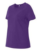 BELLA + CANVAS 6400 - Womens Relaxed Jersey Tee - Team Purple