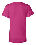 BELLA + CANVAS 6405 - Womens Relaxed Jersey V-Neck Tee - Berry