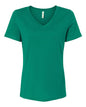 BELLA + CANVAS 6405 - Womens Relaxed Jersey V-Neck Tee - Kelly