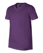 BELLA + CANVAS 3005 - Unisex Jersey V-Neck Tee - Team Purple