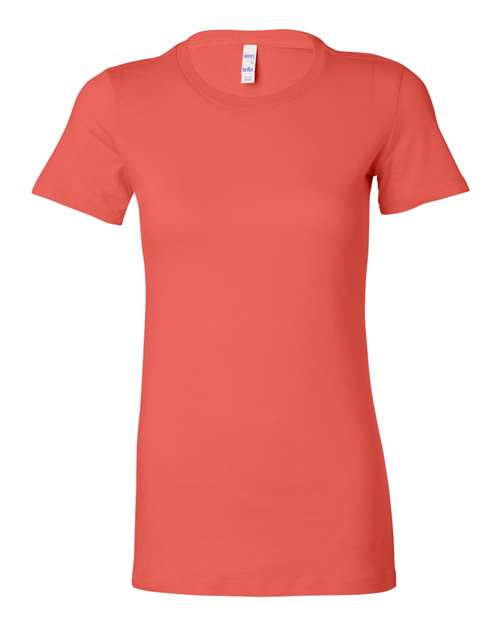 BELLA + CANVAS 6004 - Women's Slim Fit Tee - Coral