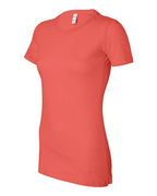 BELLA + CANVAS 6004 - Women's Slim Fit Tee - Coral