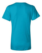 BELLA + CANVAS 6405 - Womens Relaxed Jersey V-Neck Tee - Turquoise