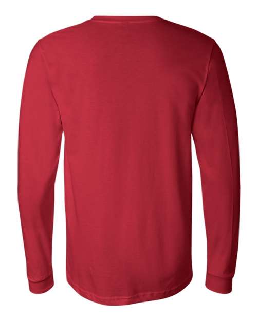 BELLA + CANVAS 3501 - Unisex Jersey Long Sleeve Tee - Red
