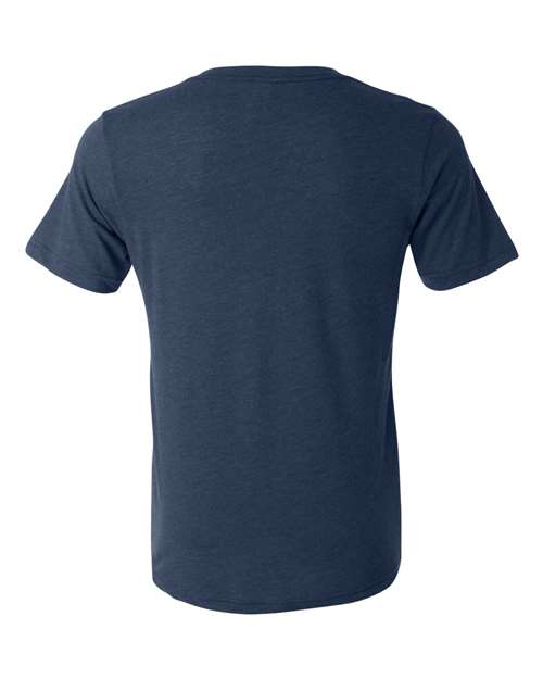 BELLA + CANVAS 3415 - Unisex Triblend V-Neck Tee - Navy Triblend