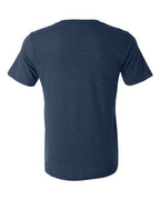 BELLA + CANVAS 3415 - Unisex Triblend V-Neck Tee - Navy Triblend