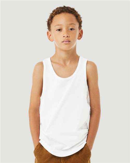 BELLA + CANVAS 3480YCVC - Youth Heather CVC Tank