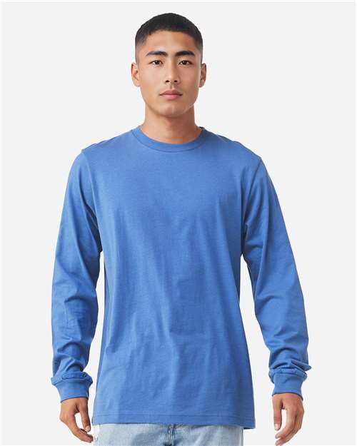BELLA + CANVAS 3501CVC - Heather CVC Long Sleeve Tee BELLA + CANVAS
