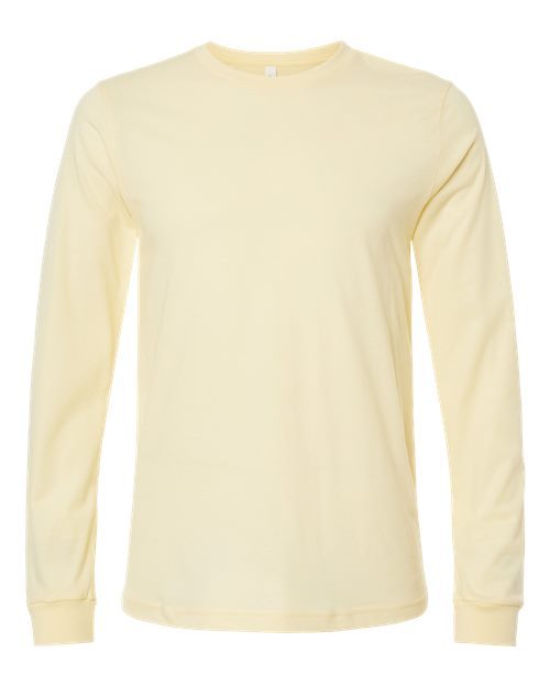 BELLA + CANVAS 3501CVC - Heather CVC Long Sleeve Tee BELLA + CANVAS