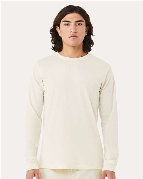BELLA + CANVAS 3501CVC - Heather CVC Long Sleeve Tee BELLA + CANVAS