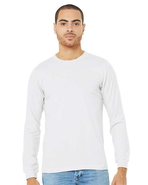 BELLA + CANVAS 3501CVC - Heather CVC Long Sleeve Tee BELLA + CANVAS