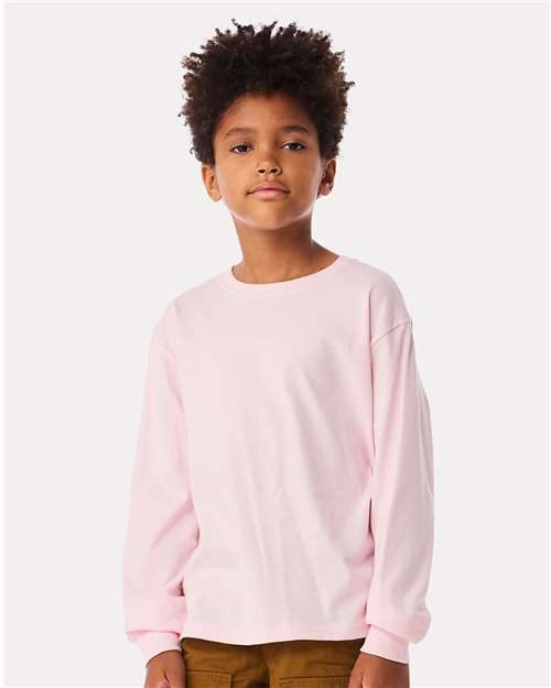 BELLA + CANVAS 3511Y - Youth 6oz. Heavyweight Long Sleeve Tee BELLA + CANVAS