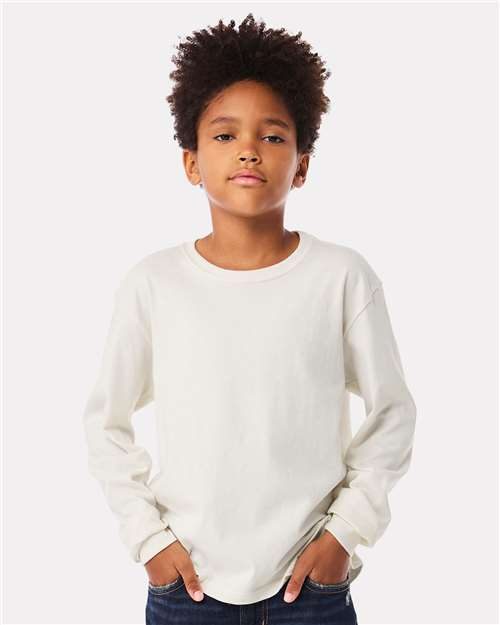 BELLA + CANVAS 3511Y - Youth 6oz. Heavyweight Long Sleeve Tee BELLA + CANVAS