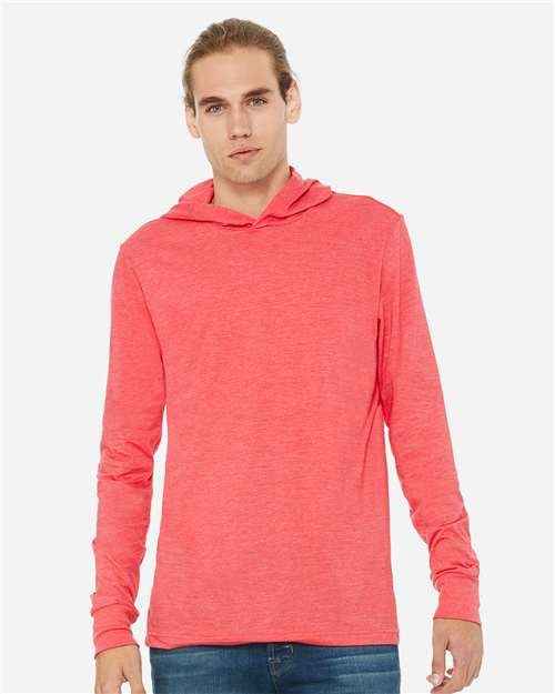 BELLA + CANVAS 3512 - Unisex Jersey Hooded Long Sleeve Tee
